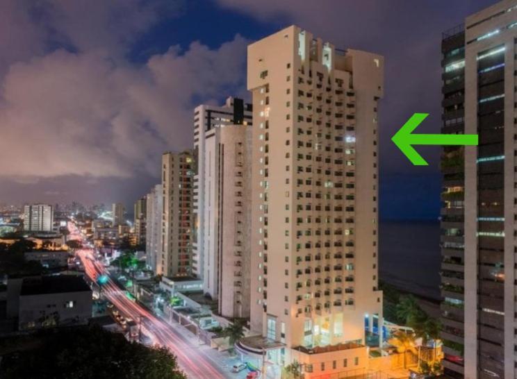 Flat 10 Andar Hotel Costa Mar Acesso Direto Praia Жабуатан-дус-Гуарарапис Экстерьер фото